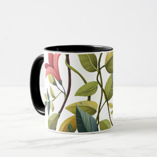 Charming Floral Print Coffee Mug
