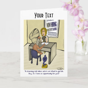 Charming Folded Wenskaart Kaart