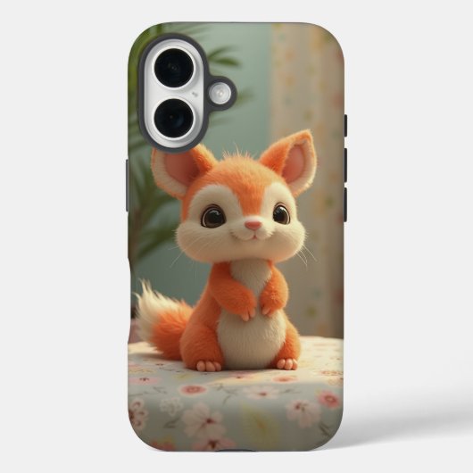 Charming Fox iPhone 16 Coque (Verso)