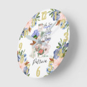 Charming Gardener Floral voornaam Ronde Klok (Hoek)