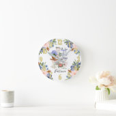 Charming Gardener Floral voornaam Ronde Klok (Huis)