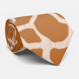 Charming Giraffe Spots Wild Animal Print Stropdas