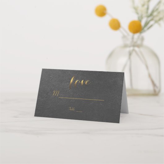 Charming Gold Foil Black Wedding (Voorkant)