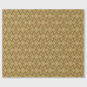 Charming golden-colored pattern  cadeaupapier (Vlak)
