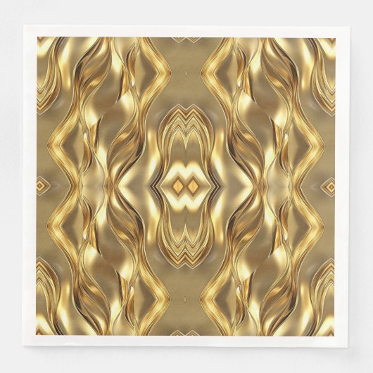 Charming golden-colored pattern  servet (Voorkant)