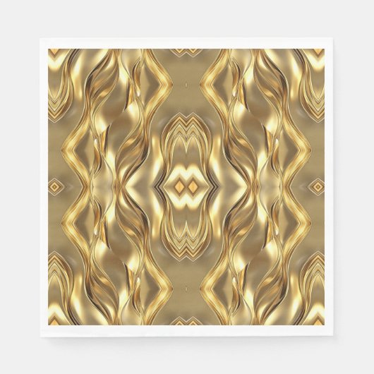 Charming golden-colored pattern  servet (Voorkant)
