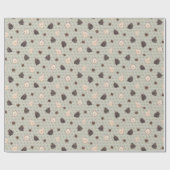 Charming Handmade Ornaments Light Blue Wallpaper Cadeaupapier (Vlak)