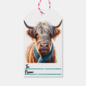 Charming Highland, étiquette de Noël (Dos)