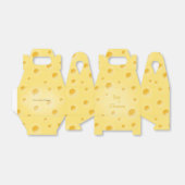 Charming Holey Cheese Custom Text Food Bedankdoosjes (Uitgevouwen)