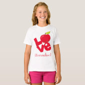 Charming Homeschool Love T-shirt (Voorkant volledig)