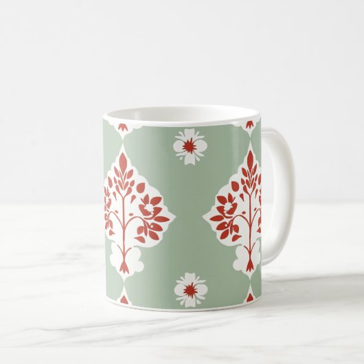 Charming Indian Red Tree Mug (Devant droit)