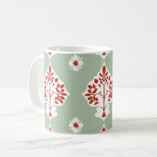 Charming Indian Red Tree Mug (Devant gauche)
