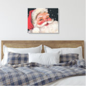 Charming kerstman canvas afdruk (Insitu (Slaapkamer))