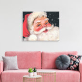 Charming kerstman canvas afdruk (Insitu (Woonkamer))