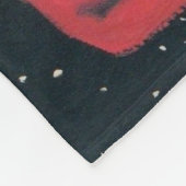 Charming  kerstman fleece deken (Hoek)