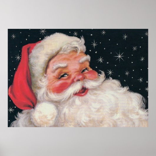 Charming  kerstman poster (Voorkant)