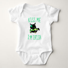 Charming Kiss me Ik ben Irish Cat Romper