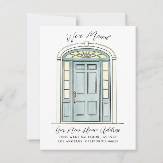 Charming koloniale kleuroverbeelding aankondiging (Voorkant)