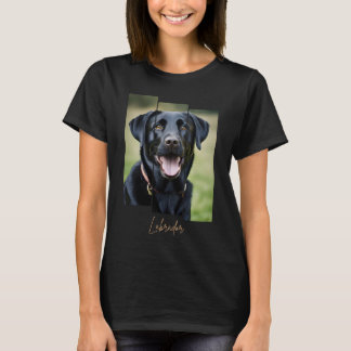 Charming Labrador Retriever Portrait - Triptych Ar T-shirt