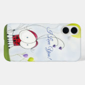 Charming Ladybug met kleurrijke hartballonnen Case-Mate iPhone Case (Achterkant (horizontaal))