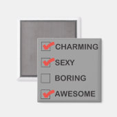 Charming Magneet (Voorkant / Achterkant)