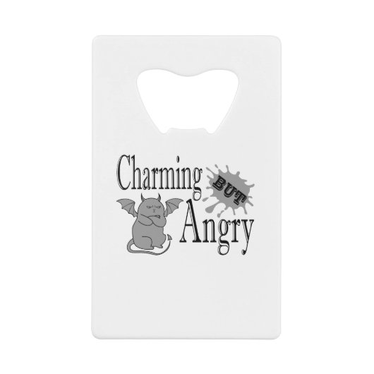 Charming mais en colère petit chat diable drôle ci (Devant)