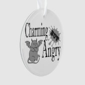 Charming mais en colère petit chat diable drôle ci (devant)
