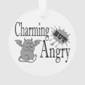 Charming mais en colère petit chat diable drôle ci (dos)