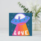 Charming Martian LOVE Valentijn Jubileum Friend (Staand voorkant)