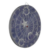Charming Mystique | Silver Moon Stars Sun Amulet Dartbord (Voorkant Links)