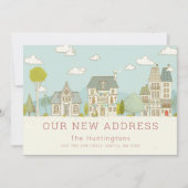 Charming New Home Moving Faire-part (Devant)