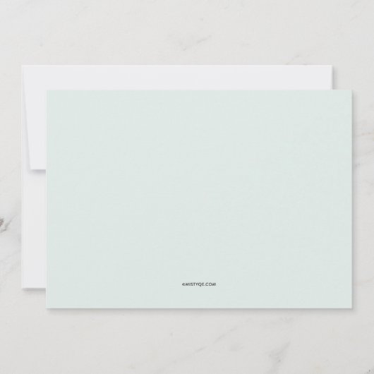 Charming New Home Moving Faire-part (Dos)