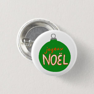 Charming Noël kerstfeestdag Ronde Button 3,2 Cm