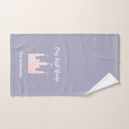 Charming Our First Home Castle (Serviette à main)