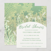 Charming Painage Foliage Bridal Shower Invitation (Devant / Derrière)