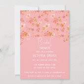 Charming Painal Floral Douche Invitation (Devant)