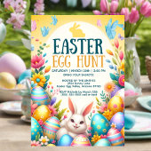 Charming Pastel Easter Egg Hunt Invitation