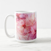 Charming Pink Floral Mug for Coffee and Tea (Gauche)