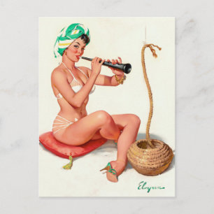 Charming Pinup Briefkaart