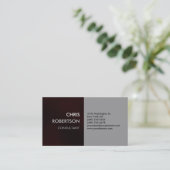 Charming Plain Browny Rouge Carte de visite attray (Debout devant)