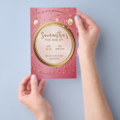 Charming Powder Roze  Prom Invitation Flyer (Hand)