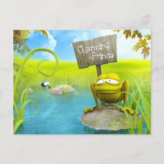 Charming prins briefkaart (Voorkant)
