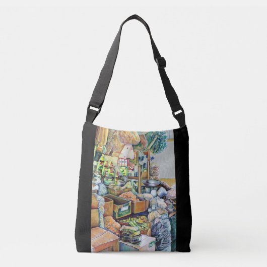 Charming Promises of a Fine Tekka Center, Singapor Crossbody Tas (Voorkant)