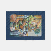 Charming Promises of a Fine Tekka Center Singapore Fleece Deken (Voorkant (Horizontaal))