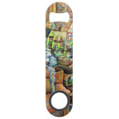 Charming Promises of fine Tekka Center, Singapore Speed Flessenopener (Achterkant)