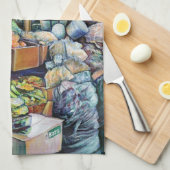 Charming Promises of fine Tekka Center, Singapore Theedoek (Quarter Fold)