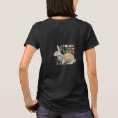 Charming Rabbit Design T-shirt femme (Dos)