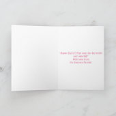 Charming Rabbit-Themed Easter Card Kaart (Binnen)
