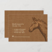 Charming Russe Horse RSVP (Devant / Derrière)