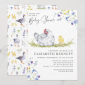 Charming Rustic Farmhouse | Chicken Baby  Kaart (Voorkant / Achterkant)